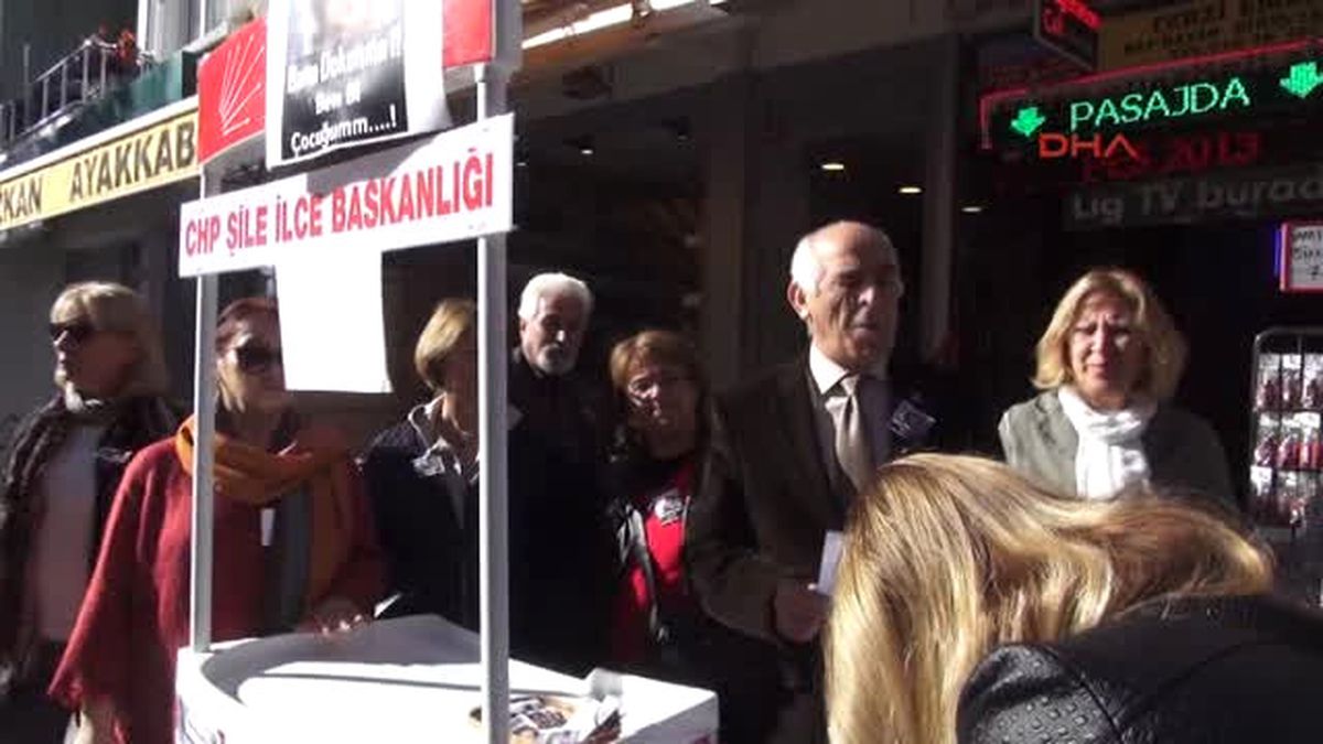Şile\'de Cinsel Istismar Düzenlemesi Protestosu