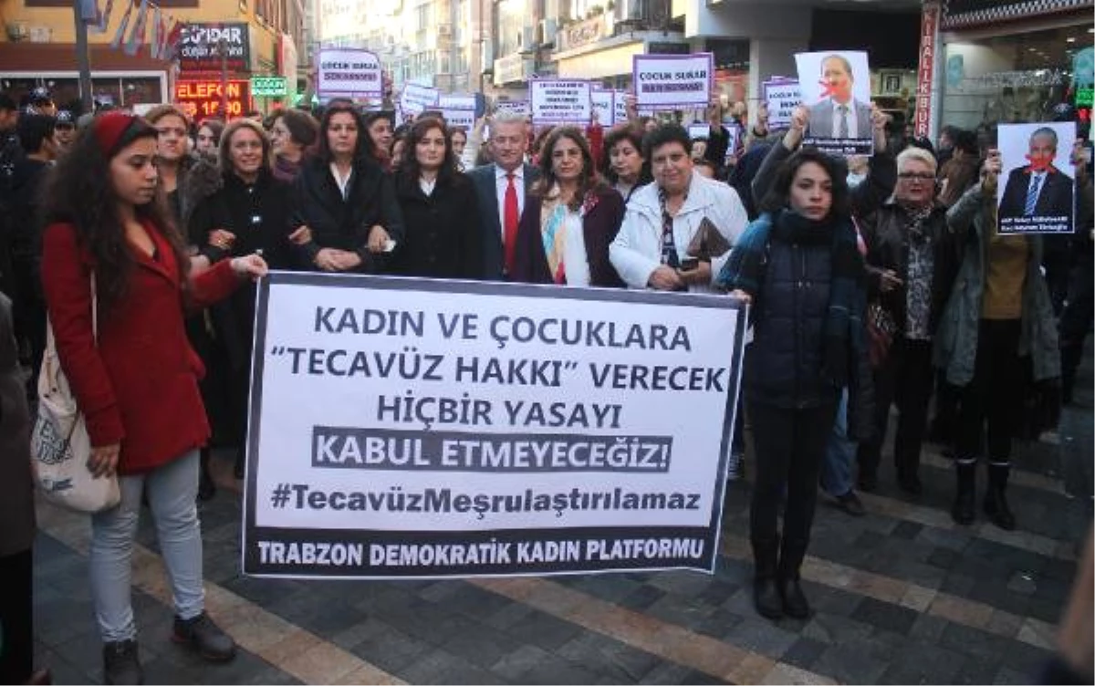 Trabzon\'da Cinsel İstismar Düzenlemesine Tepki Eylemi