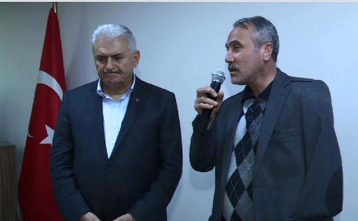 15 Temmuz Gazisi, Başbakan Yıldırım'ı Duygulandırdı