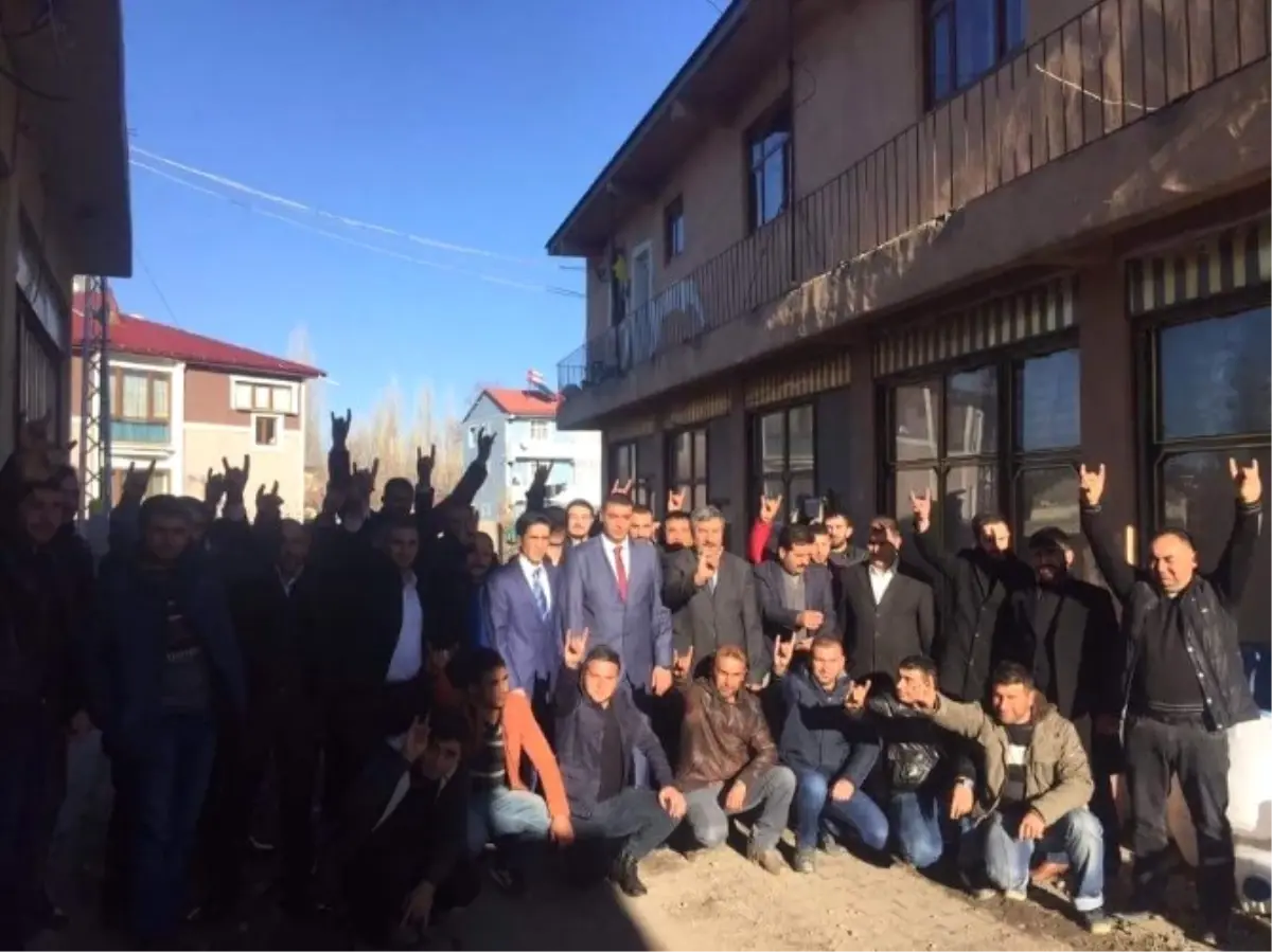 Akyaka Ülkü Ocakları Başkanlığı\'nın Açılışı Yapıldı