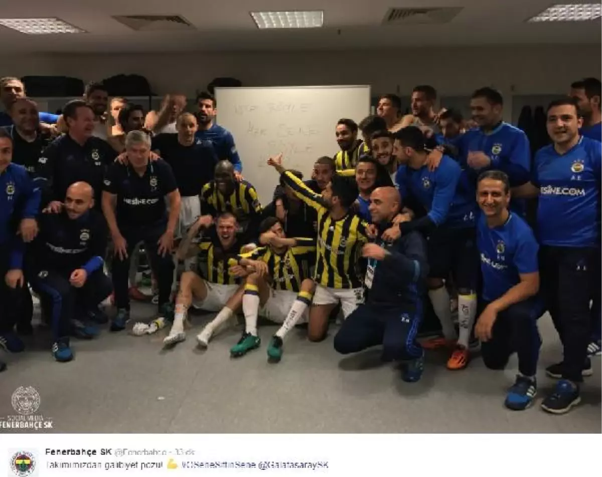 Fenerbahçe\'den Galibiyet Pozu