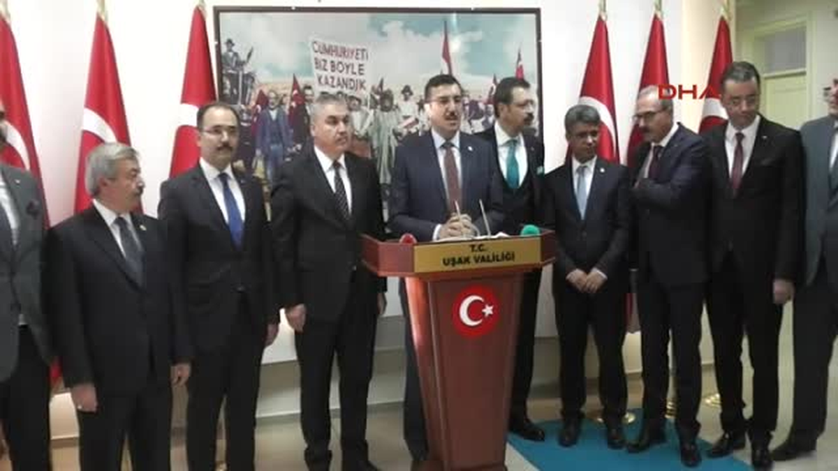 Uşak - Bakan Tüfenkçi Dolardaki Oynaklık, Türkiye\'deki Iç Dinamiklerden Kaynaklı Değil