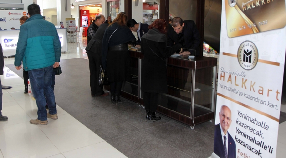 10 Bin Yenimahalleli Halkkart ile Alışverişe Başladı