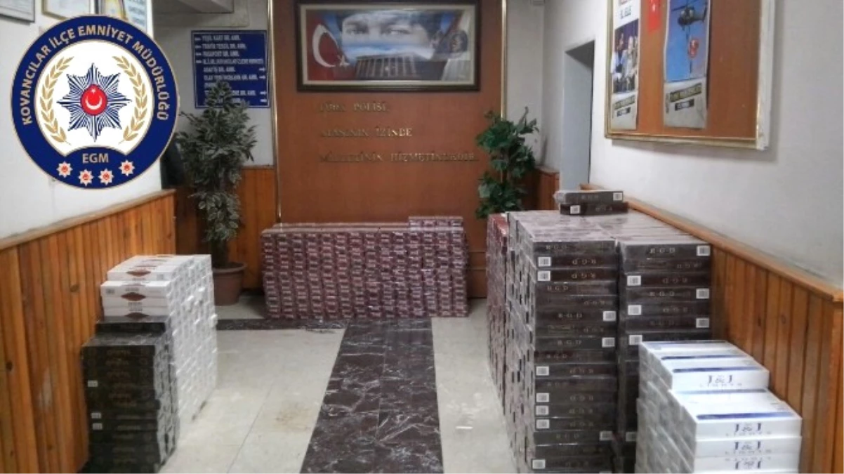 Elazığ\'da 14 Bin Paket Kaçak Sigara Yakalandı