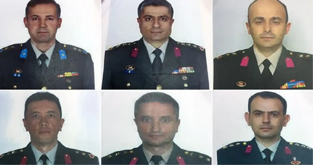 FETÖ\'cü 6 Firari Subayın Fotoğrafları Basına Dağıtıldı