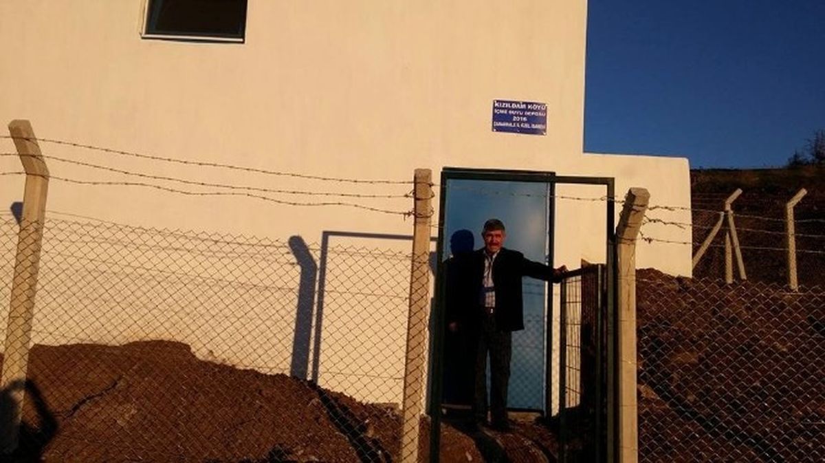 Kızıldam Köyü Su Deposu Faaliyete Geçti