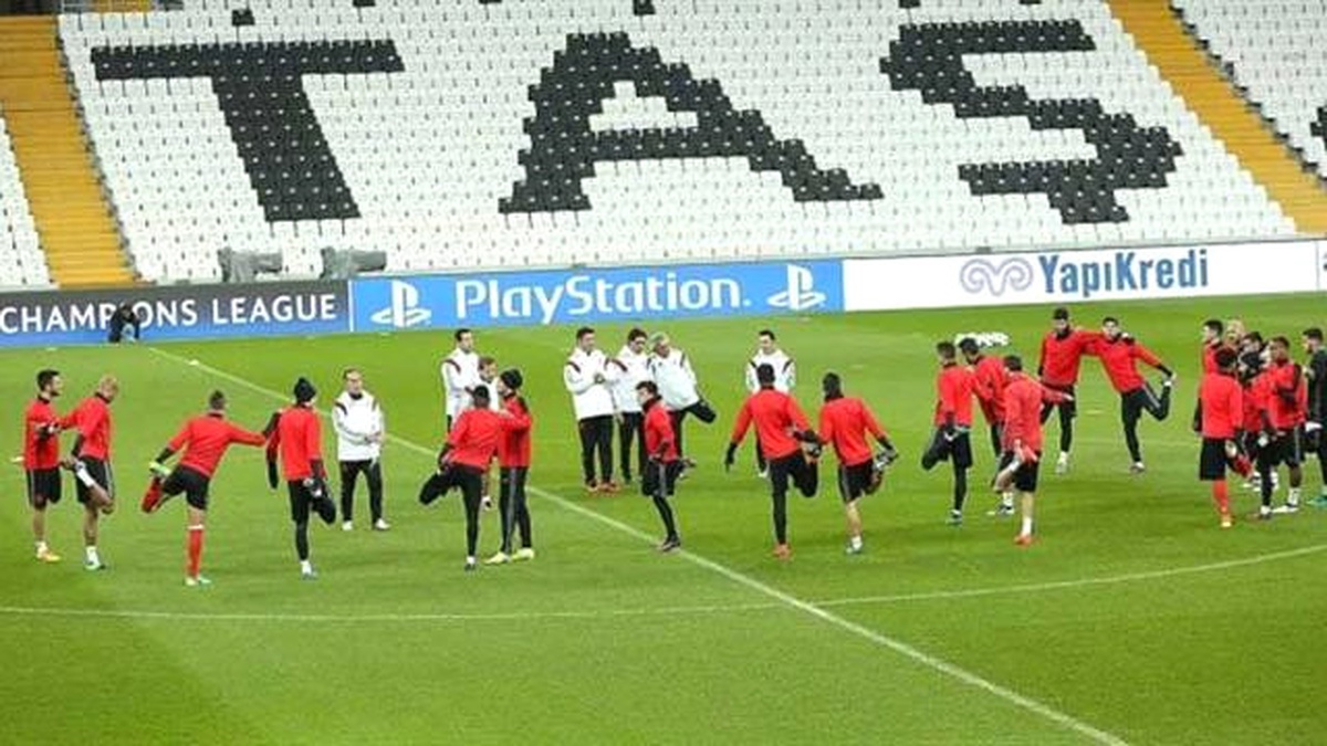Benfica, Beşiktaş Maçı Öncesi Hazırlıklarını Tamamladı