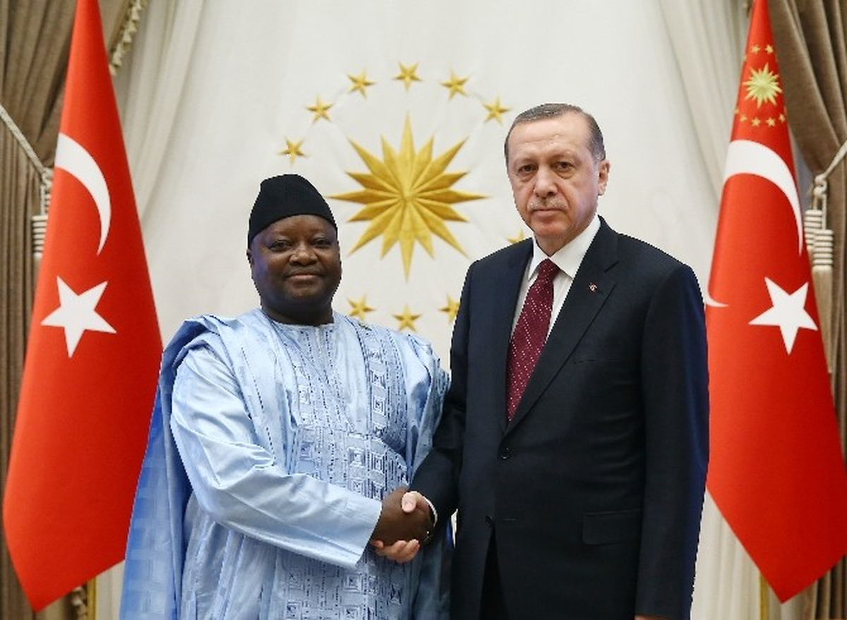 Cumhurbaşkanı Erdoğan, Büyükelçi Siray Alpha Timbo\'yu Kabul Etti.