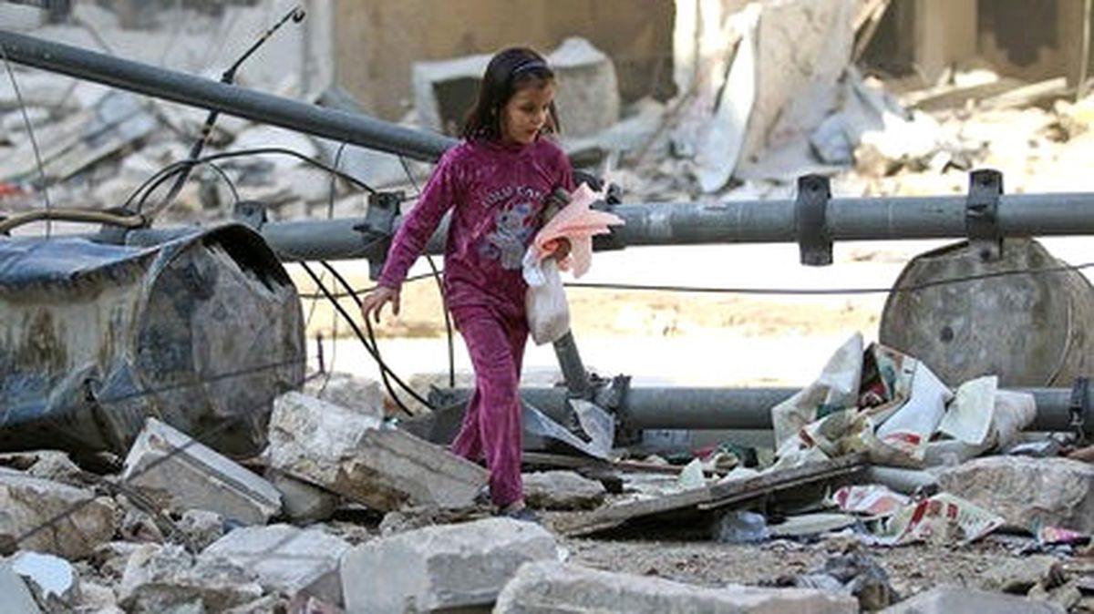 Halep\'te Savaşın Mağduru Yine Çocuklar