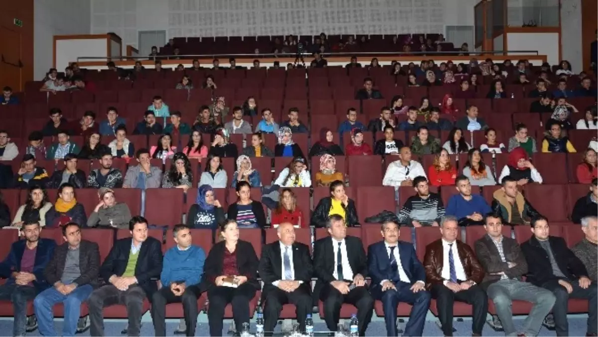 Üniversitede "Kosgeb Destekleri" Konulu Konferans Yapıldı