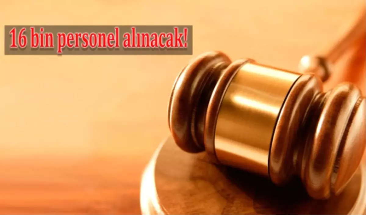 Adalet Bakanlığı\'nda Personel Alımı