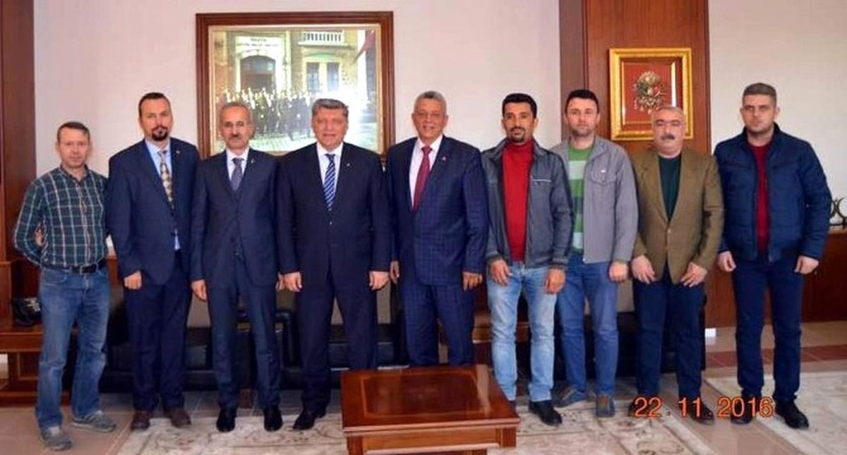 Aydınlı Marangozlardan Emniyet Müdürü Baştuğ\'a Ziyaret
