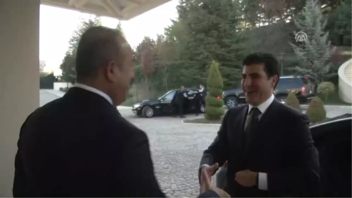 Bakan Çavuşoğlu, Ikby Başbakanı Barzani Ile Görüştü