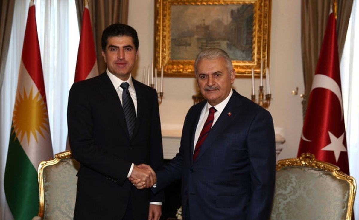 Başbakan Yıldırım, Ikby Başbakanı Barzani\'yle Görüştü
