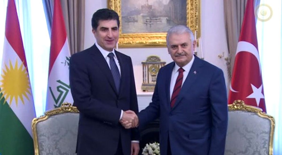 Başbakan Yıldırım, Neçirvan Barzani ile Bir Araya Geldi