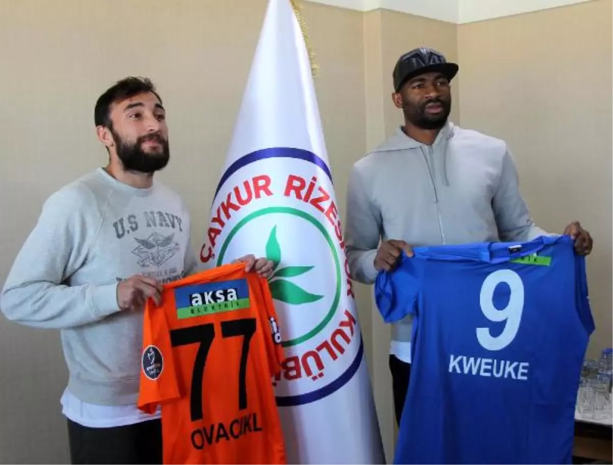 Çaykur Rizespor, Kweuke ve Orhan\'ın Sözleşmelerini Uzattı