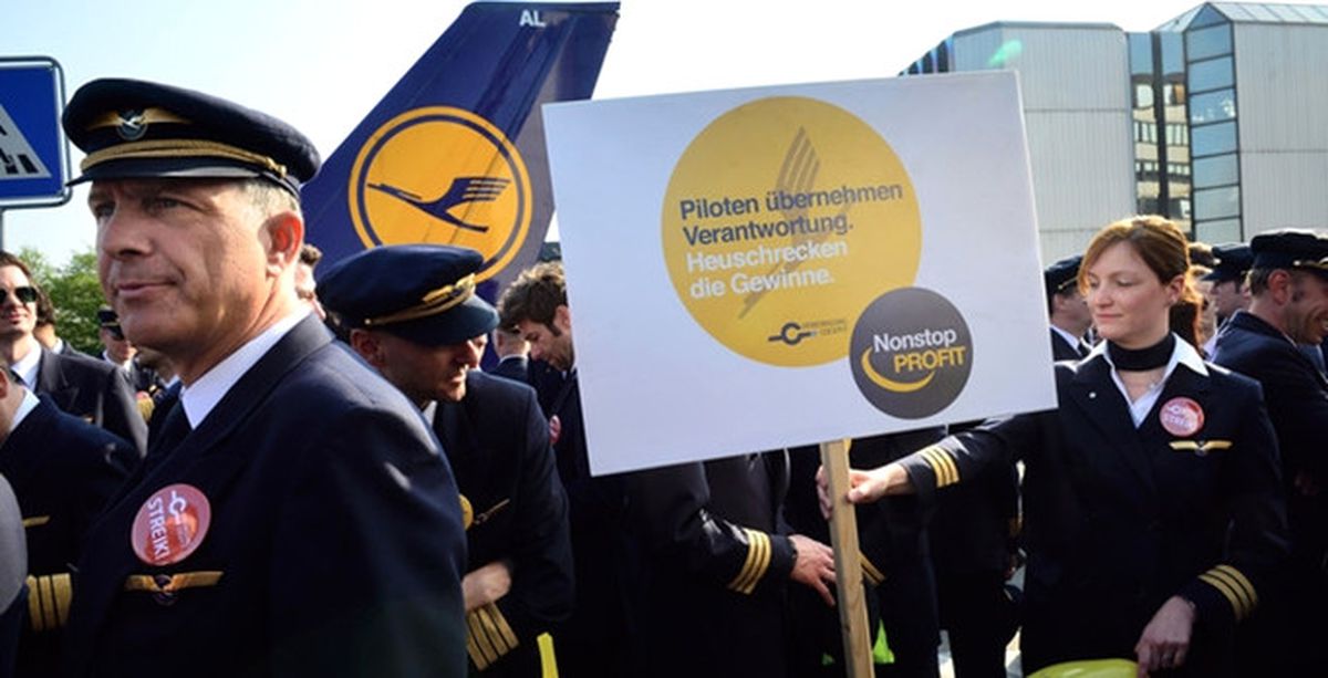Lufthansa\'da Pilotlar Grevi Yine Uzattı