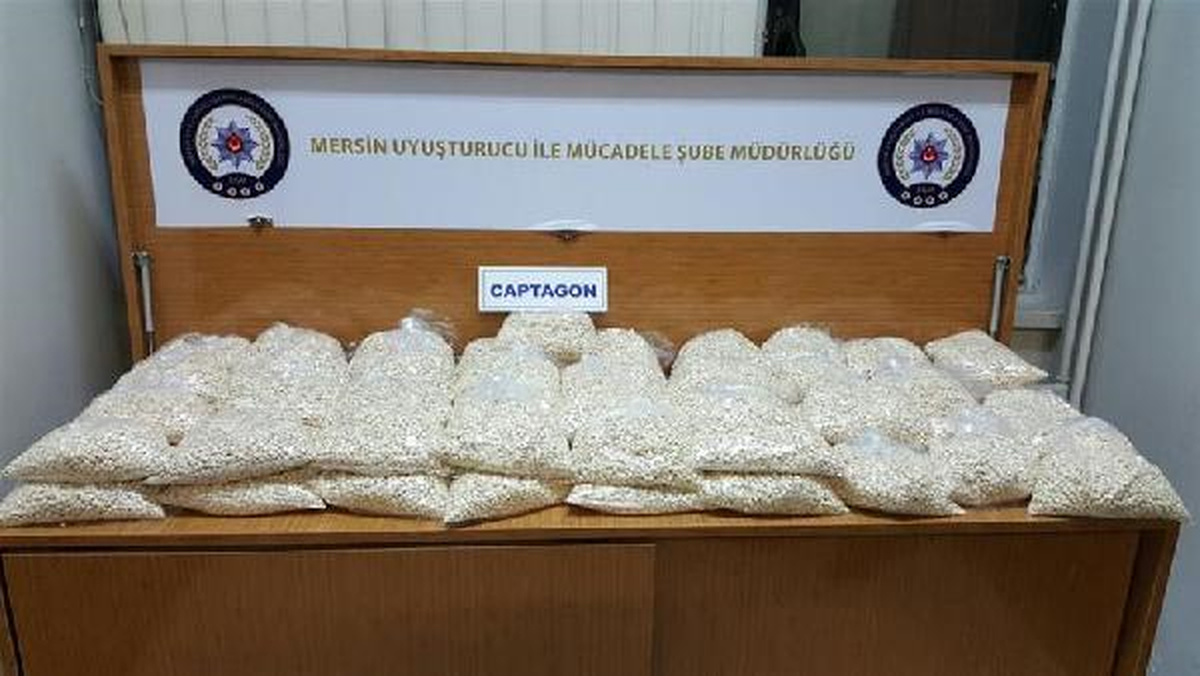 Mersin\'de 340 Bin Adet Uyuşturucu Hap Ele Geçirildi