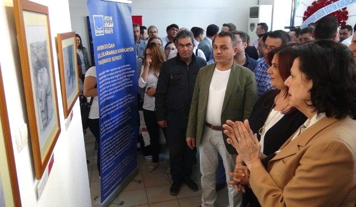 Ödül Alan Karikatürlerin Sergisi Açıldı