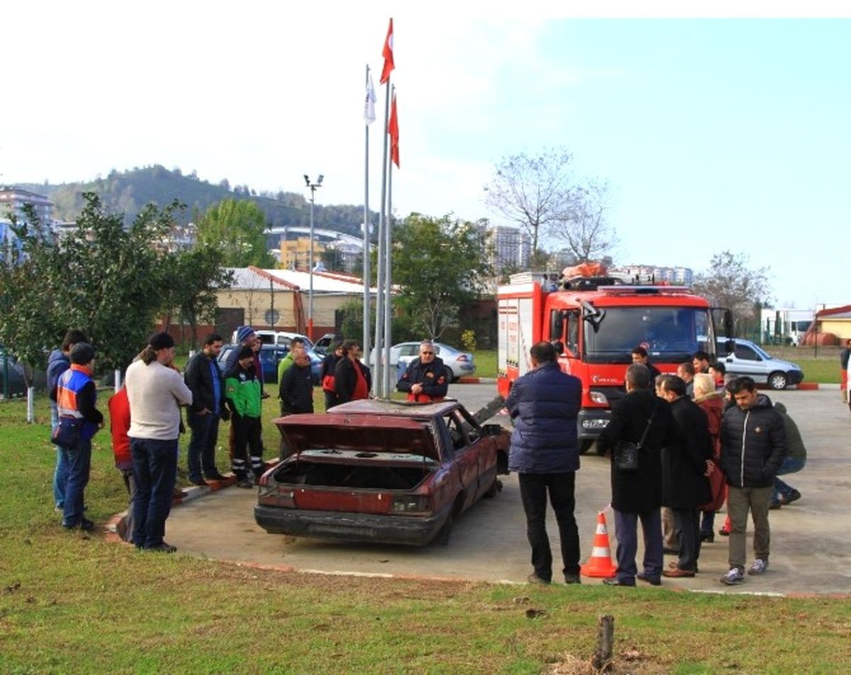 Rike Personeline Araçtan Yaralı Kurtarma Eğitimi