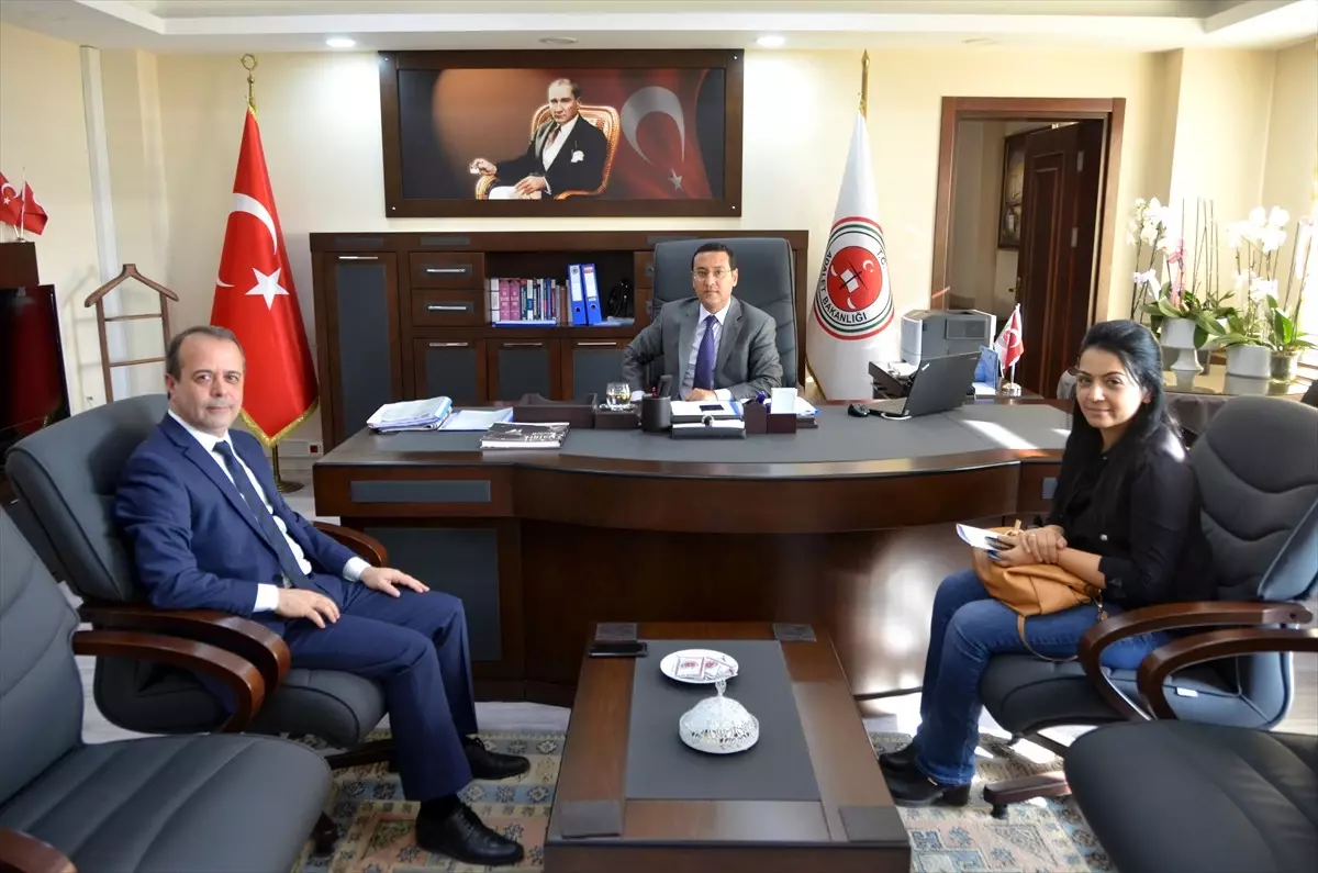 Aa Bölge Müdürü Yalçıntaş, Cumhuriyet Başsavcısı Kurt'u Ziyaret Etti
