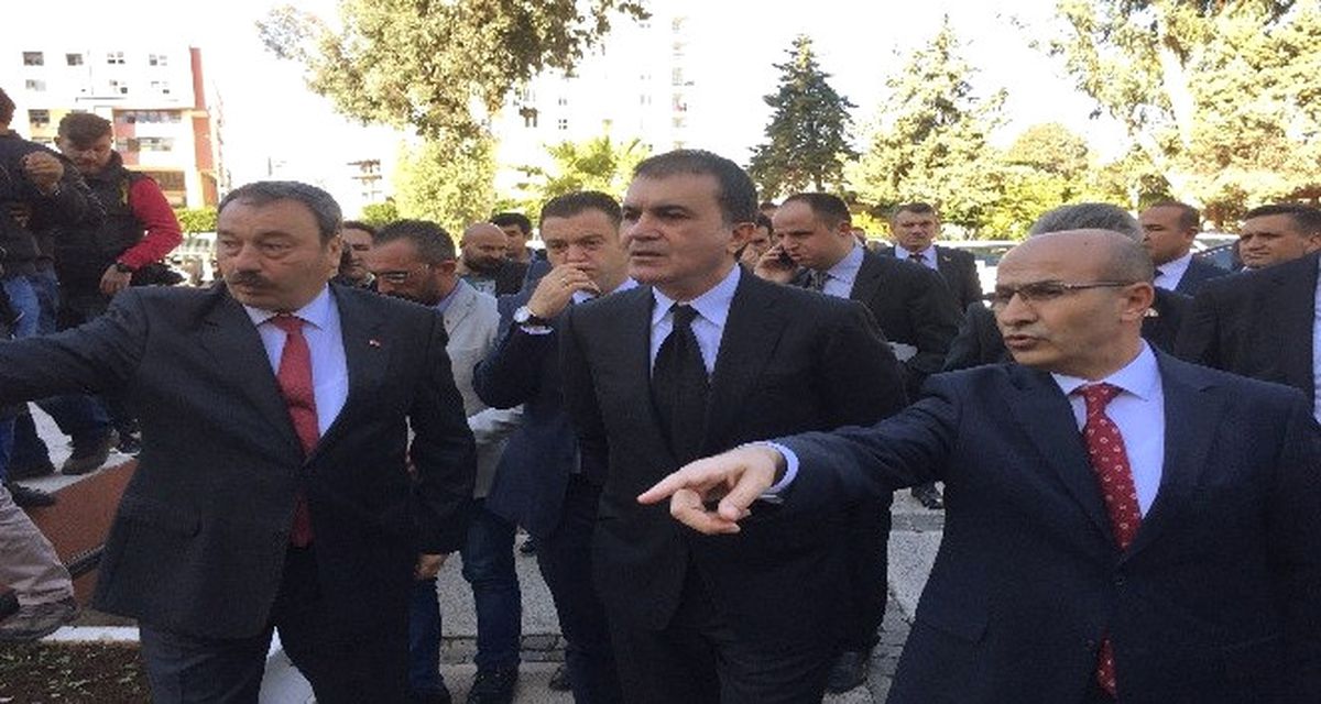 Bakan Çelik ve Albayrak Patlama Yerinde İncelemelerde Bulundu