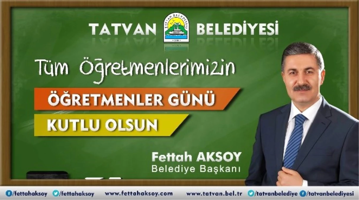 Başkan Aksoy\'dan Öğretmenler Günü Mesajı