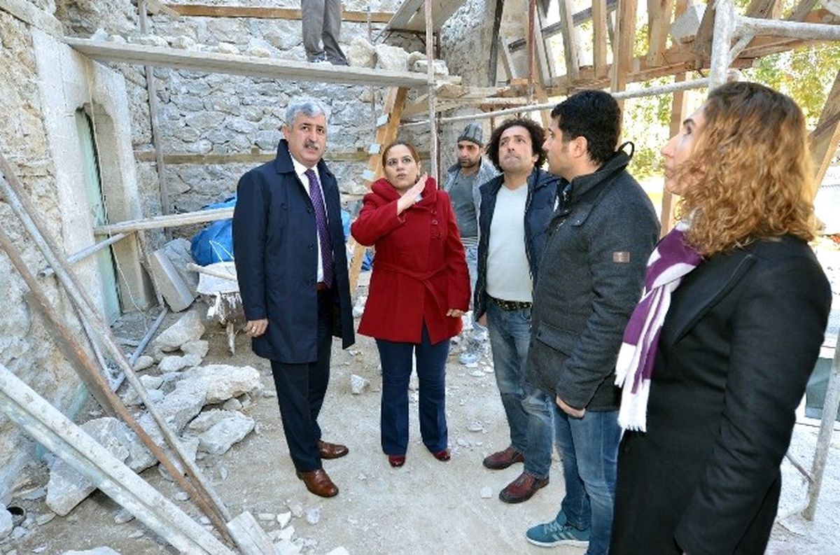 Başkan Polat Kebir Cami\'si Restorasyon Çalışmalarını İnceledi