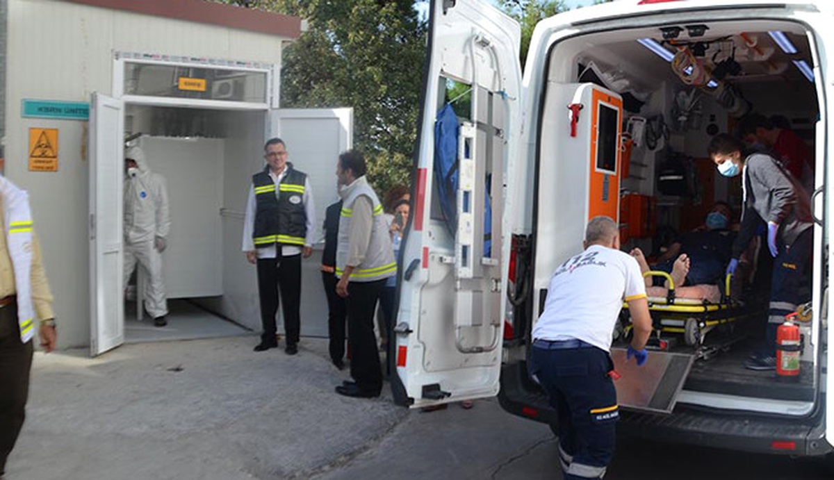 Çiğli Bölge Eğitim Hastanesinde Kbrn Tatbikatı