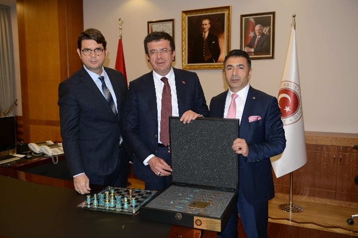 Denizli Ticaret Odası, Bakan Zeybekci\'yi Ziyaret Etti