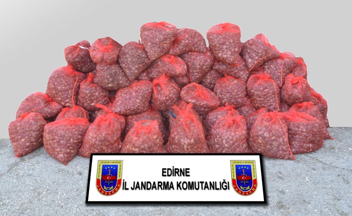 Edirne Jandarmanın Durdurduğu Lüks Araçlarda Kaçak Midye Ele Geçirildi