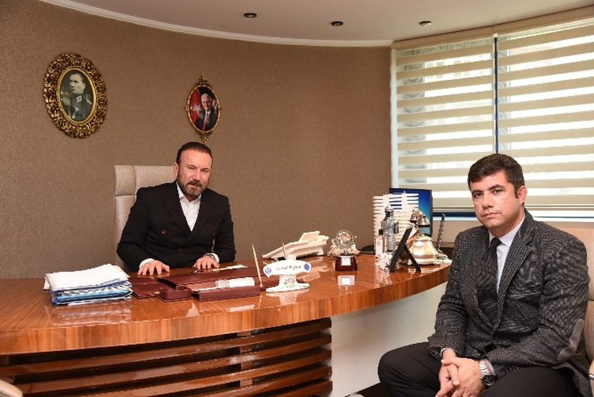 İsu Şube Müdürü, Başkan Doğan\' Ziyaret Etti