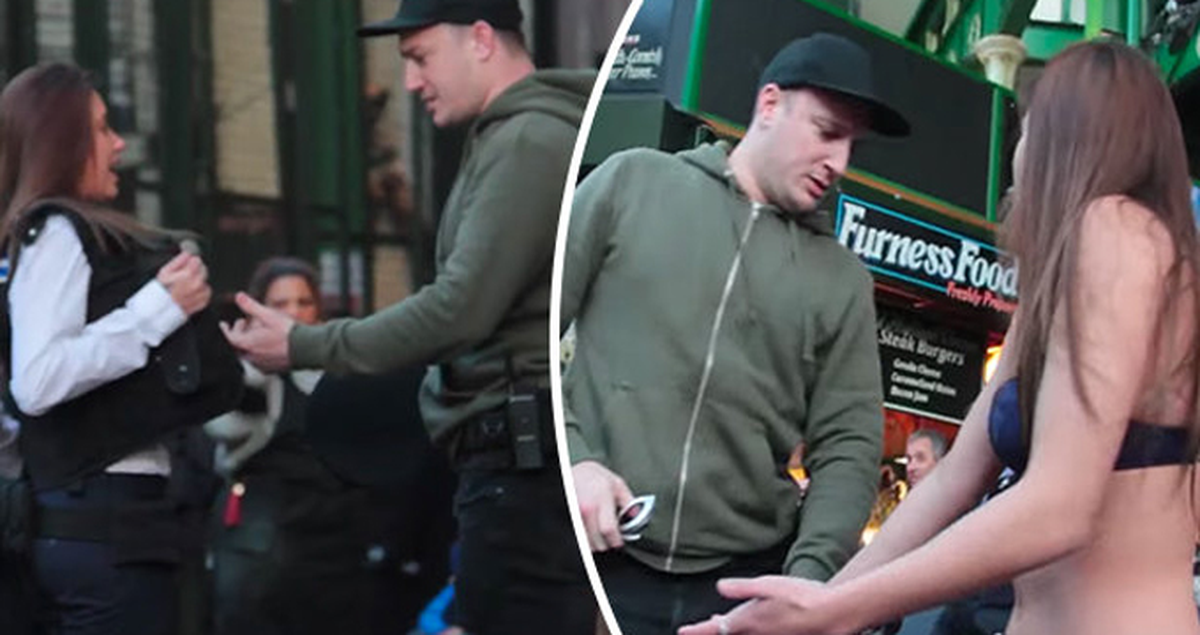 Polis Üniforması Giyen Dansçı Kadını Sokak Ortasında Soydu