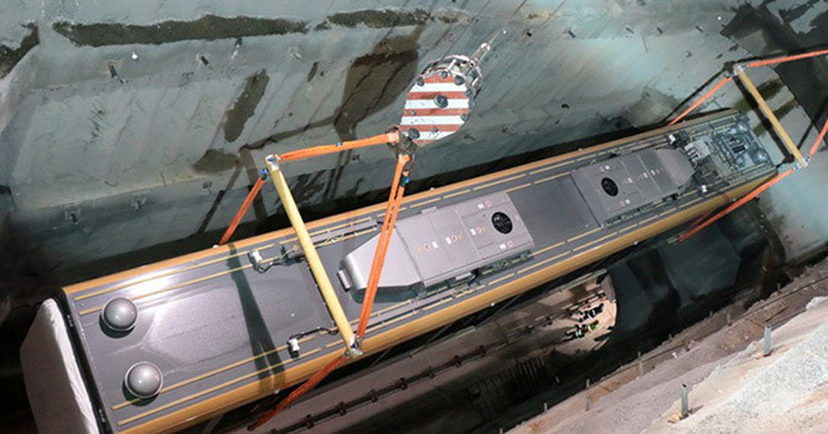 Üsküdar-Ümraniye-Çekmeköy Metrosu Vagonları Raylara İndirildi(1)