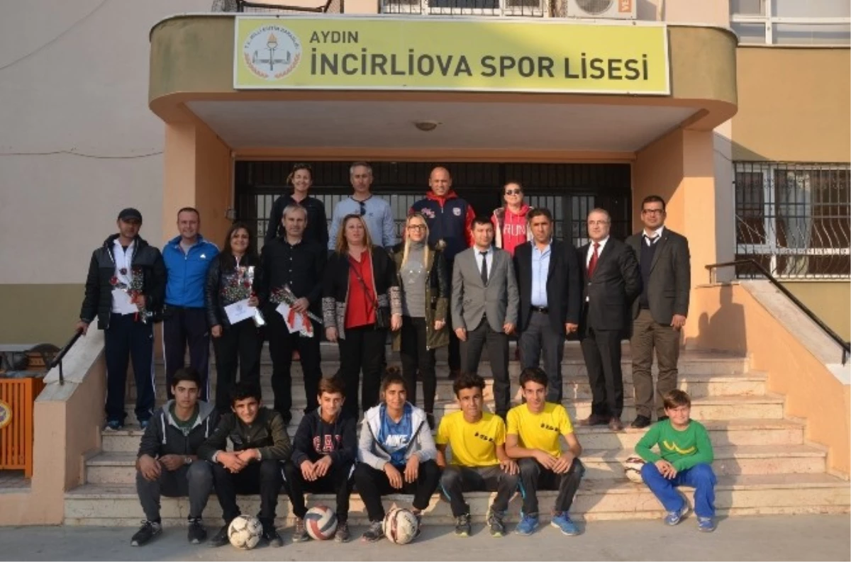 Aydın Gençlik Hizmetleri ve Spor Müdürlüğü\'nden İncirliova Spor Lisesi\'ne Ziyaret