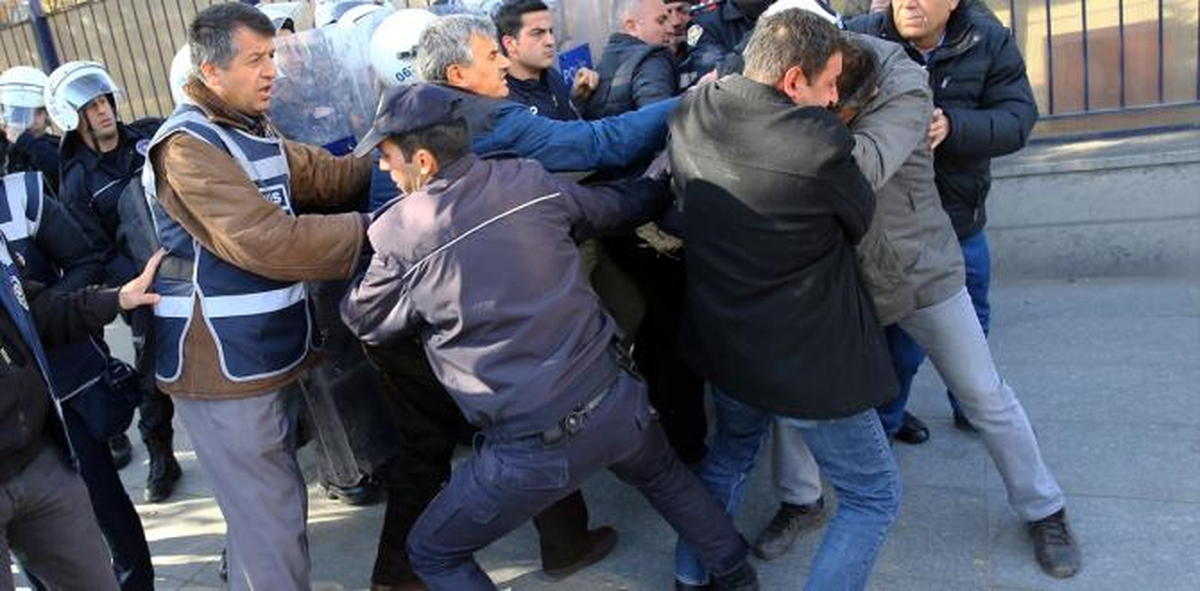 Başkentte Khk Protestosu