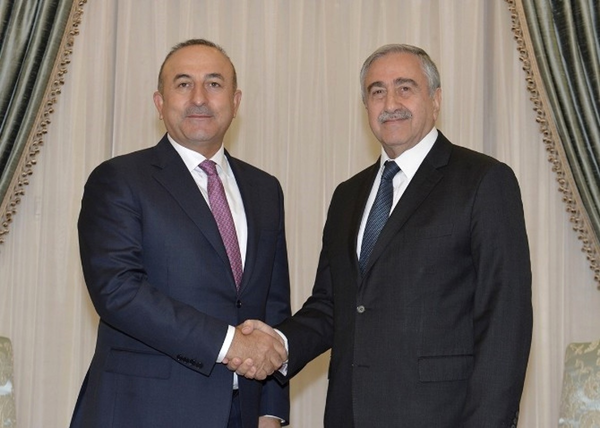 Dışişleri Bakanı Çavuşoğlu, KKTC Cumhurbaşkanı Akıncı ile Görüşüyor