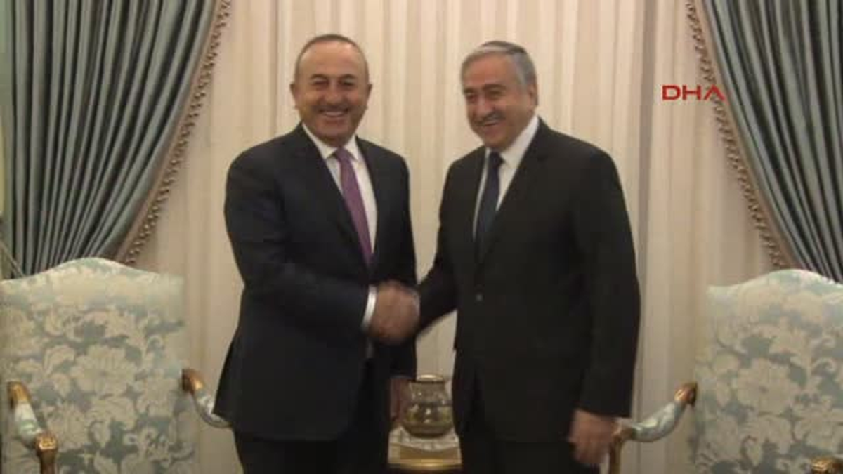 Dışişleri Bakanı Çavuşoğlu Kktc?de Temaslarda Bulundu