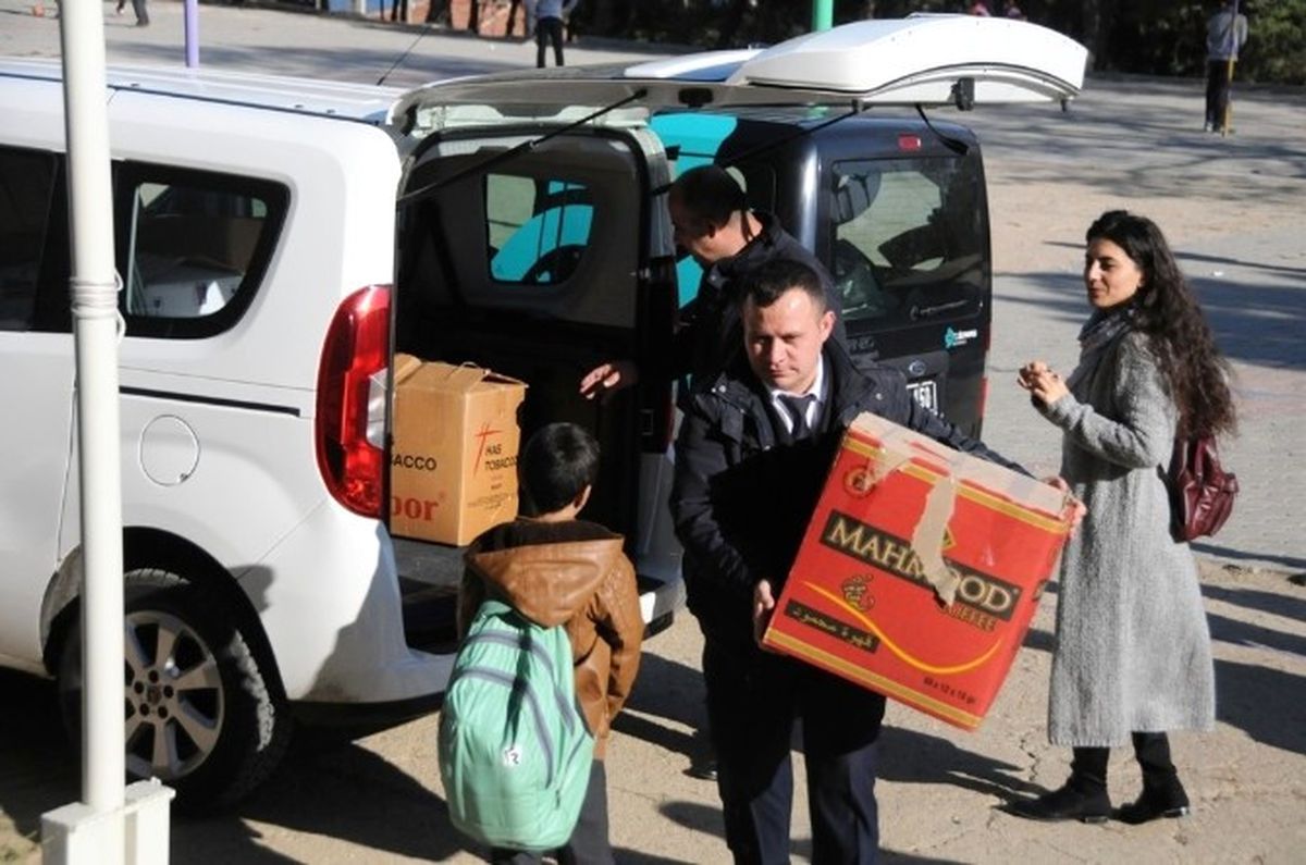 Eğitime Bir Katkıda Senden" Projesi Öğrencilerin Yüzünü Güldürdü