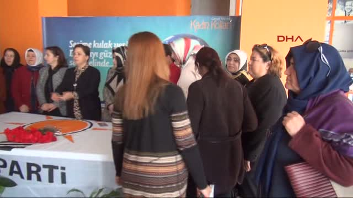 Gaziantep Ak Partili Kadınlardan Şiddete Kınama