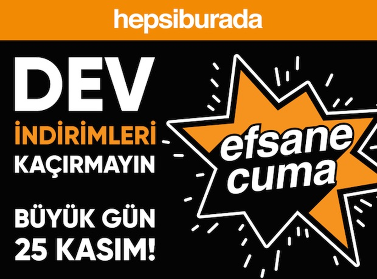 Hepsiburada\'da "Efsane Cuma" Kampanyası