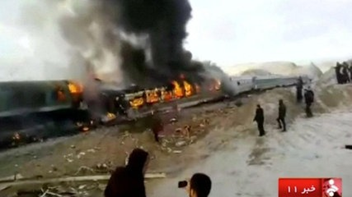 İran\'da Tren Kazası