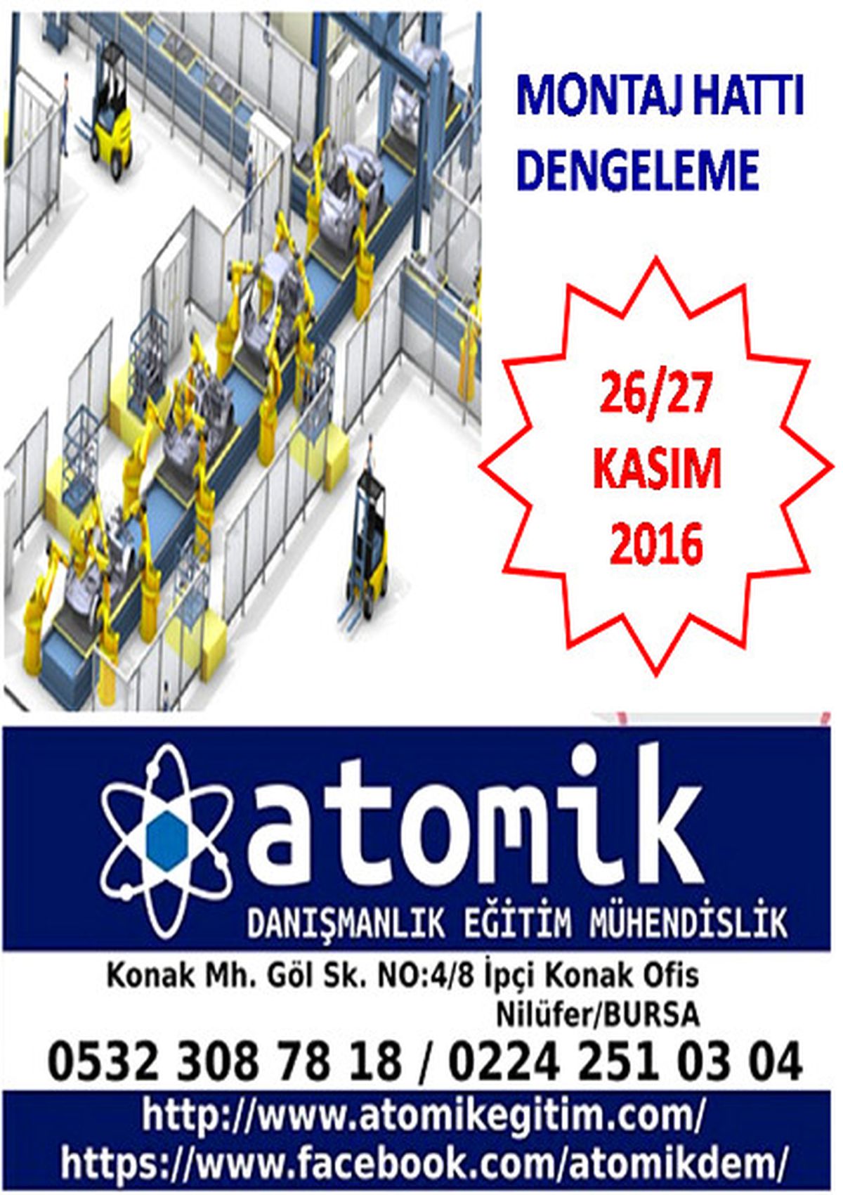 Montaj Hattı Dengeleme Eğitimi