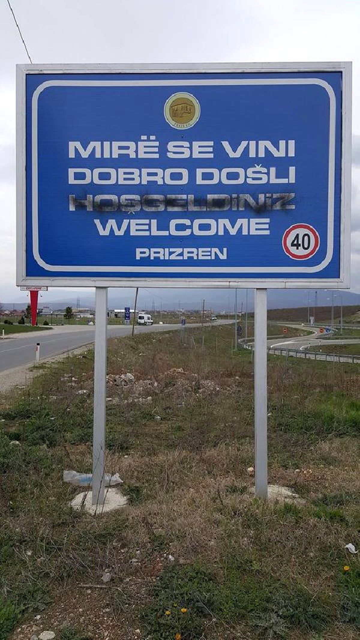 Prizren'e Girişte Yeniden Türkçe Karşılama