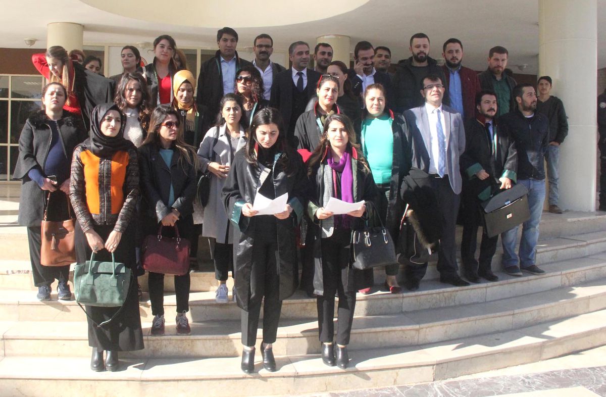 Şanlıurfa?da, Kadın Avukatlardan Şiddet Protestosu