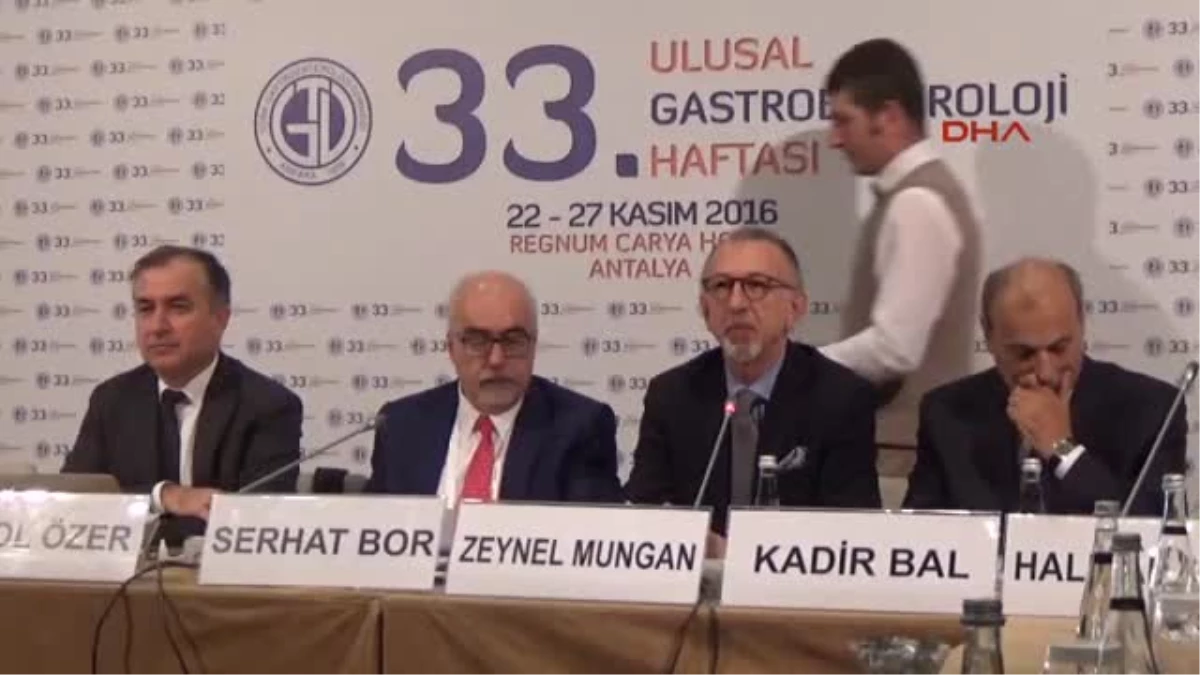 Antalya Profesör Bor Türkiye\'de Her 10 Kişiden 7\'sinde Sindirim Sistemi Hastalığı Var