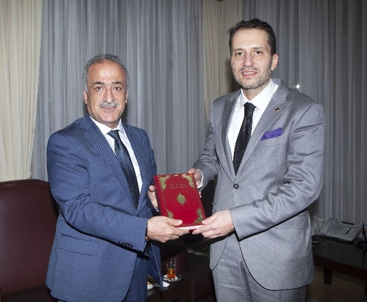 Dr. Fatih Erbakan, Rektör Çomaklı\'yı Ziyaret Etti