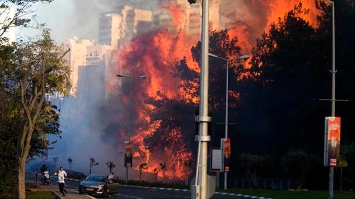 İsrail\'de Çıkan Yangınlar
