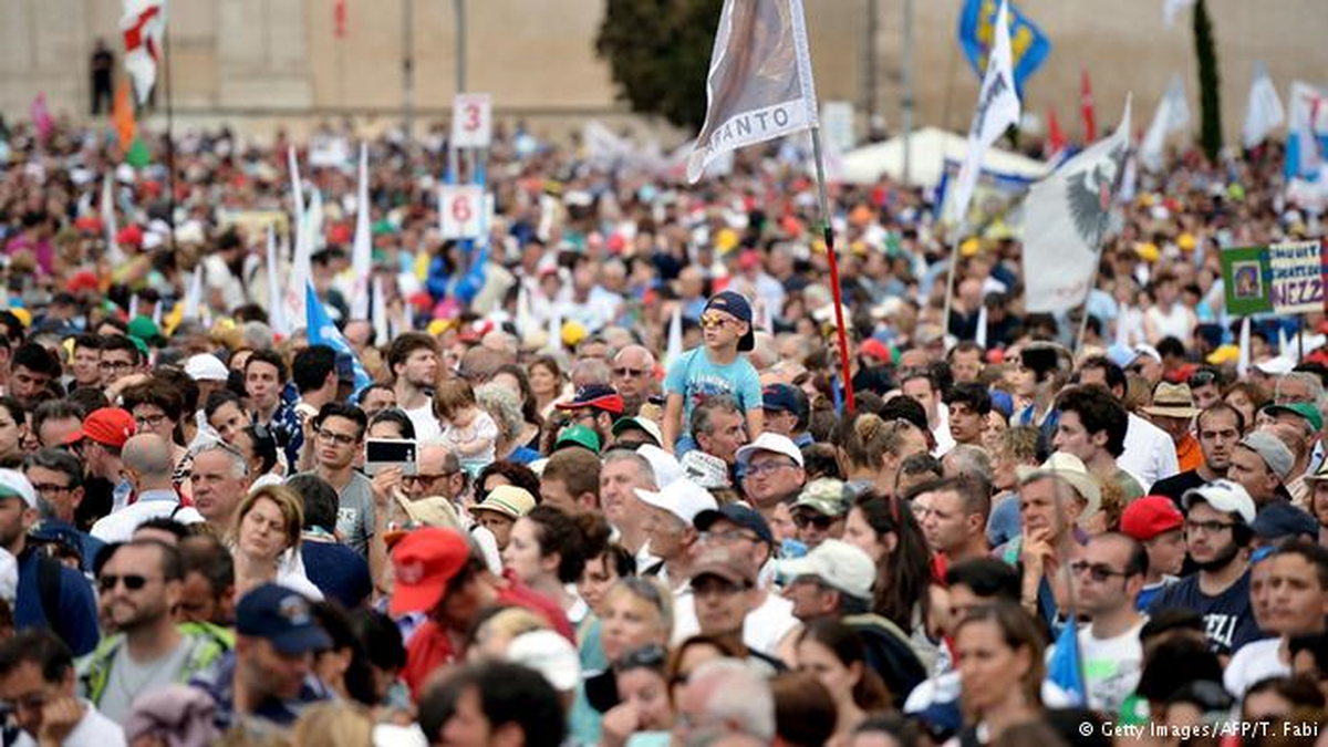 İtalya\'da Kadına Karşı Şiddet Protestosu