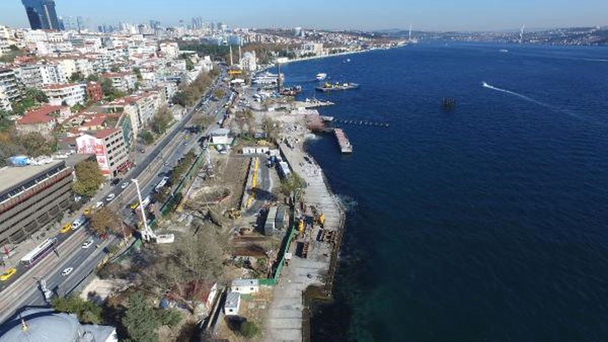 Martı" Projesinde İskeleler Ortaya Çıkmaya Başladı